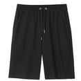 thumbnail image 1 of Odeerbi 3-13 Years Kids Boys Girls Summer Sports Bermuda Shorts Workout Athletic Cotton Shorts Solid Color Elastic Waistband Casual Shorts with Pocket, 1 of 4