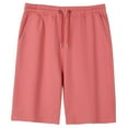 thumbnail image 1 of Odeerbi 3-13 Years Kids Boys Girls Summer Sports Bermuda Shorts Workout Athletic Cotton Shorts Solid Color Elastic Waistband Casual Shorts with Pocket, 1 of 4