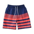 thumbnail image 1 of Odeerbi 3-13 Years Kids Boys Summer Shorts Independence Day Quick Dry Swim Trunks Beach Board Shorts Vacation Sports Swim Shorts with Inner Lining, 1 of 3