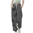 thumbnail image 1 of Odeerbi 3-14 Years Toddler Boys Girls Sweatpants Star Print Workout Athletic Sports Jogger Pants Elastic Waist Drawstring Joggers with Pocket, 1 of 5
