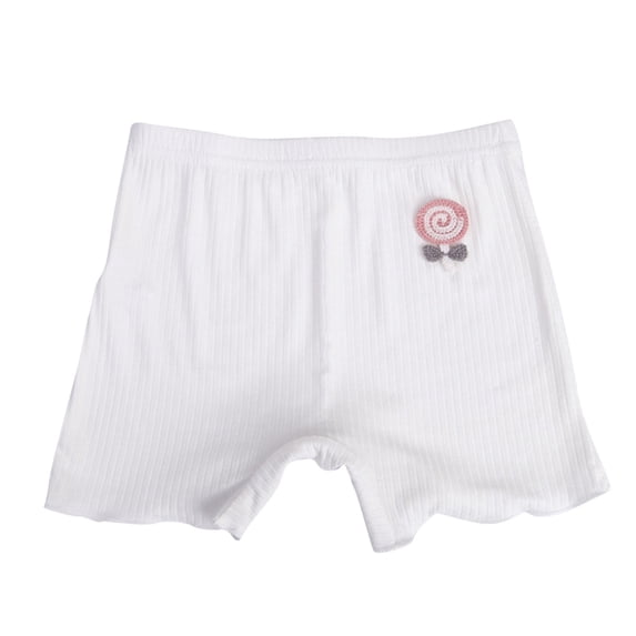 Odeerbi 3-14 Years Toddler Girls Cotton Bike Shorts High Waisted Safety Under Dress Slip Shorts Yoga Dance Shorts Bow Casual Leggings Shorts