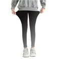 thumbnail image 1 of Odeerbi 3-8 Years Kids Girls Gradient Leggings Stretchy Tights Compression Pants Summer High Waist Soft Pantyhose, 1 of 6