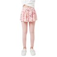 thumbnail image 1 of Odeerbi 3-8 Years Toddler Girls Leggings with Skirt Tutu Pants Sports Skirt Pants Casual Comfortable Leggings, 1 of 4