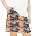 thumbnail image 1 of Odeerbi 5-14 Years Kids Boys Girls Summer Shorts Hawaiian Tropical Print Quick Dry Swim Trunks Beach Board Shorts Casual Loose Sports Shorts with Pockets, 1 of 5