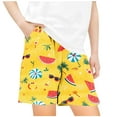 thumbnail image 1 of Odeerbi 5-14 Years Kids Boys Girls Summer Shorts Hawaiian Tropical Print Quick Dry Swim Trunks Beach Board Shorts Elastic Waistband Casual Loose Shorts with Pocket, 1 of 4