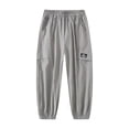 thumbnail image 1 of Odeerbi 5-18 Years Kids Boys Girls Quick Dry Athletic Sports Jogger Pants Summer Cute Casual Breathable Pants, 1 of 9
