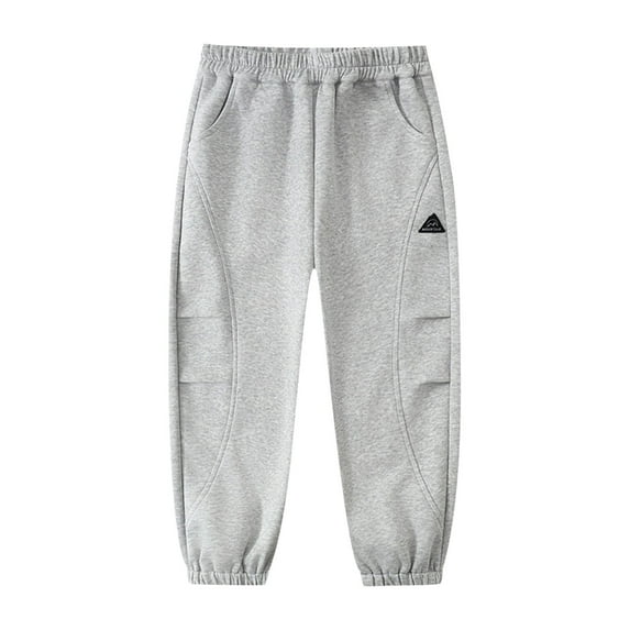 Odeerbi 5-18 Years Teen Boys Girls Cotton Sweatpants Workout Athletic Sports Jogger Pants Spring Summer Elastic Waist Joggers