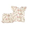 thumbnail image 1 of Odeerbi 6M-3Y Toddler Girls Summer Outfits Floral Cotton Tank Tops Bloomers Diaper Cover Shorts Two-piece Set Cute Printed Ruffle Loungewear Toddler Girls Clothes, 1 of 3