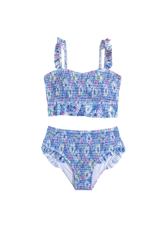 little girl in blue string bikini legs spread - Walmart Business