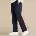 thumbnail image 1 of Odeerbi 8-18 Years Teen Boys Girls Workout Athletic Sports Pants Cotton Wide Leg Pants Solid Color Leisure Running Pants with Pocket, 1 of 7