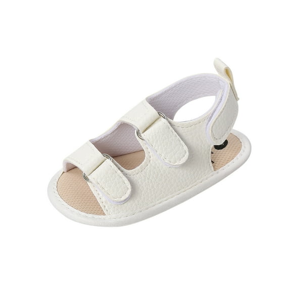 Odeerbi Babies First Walkers Toddler Shoes Baby Boys Girls Cute 2025 Fashion Cotton Buckle Non-slip Soft Bottom Sandals