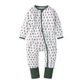 thumbnail image 1 of Odeerbi Baby Bodysuit Layette for Toddler Newborn Boys Girls Long-sleeve Cartoon Romper Jumpsuit Clothes Outfits Green, 1 of 3