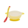thumbnail image 1 of Odeerbi Baby Bowls And Spoons Set Suction Cup Sucker Bowl With Thermal Spoon Set Children Plastic Training Bowl Set Yellow, 1 of 5