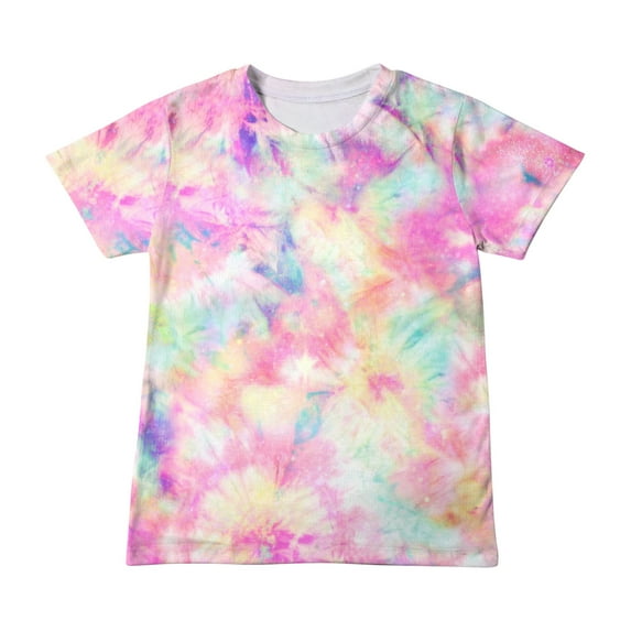 Odeerbi Baby Girls Boys Clothes Baby Outfits Shirts Sets Fashion Short Sleeve Gradient Print Tops Child Crewneck Casual Loose Tshirt