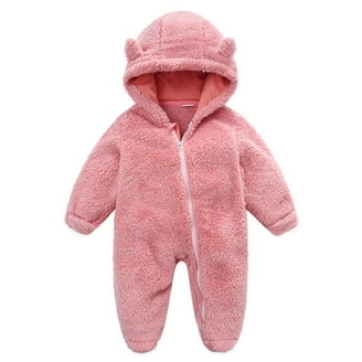 Sherpa Jumpsuit Woolworths Baby Rompers XFHLMJFF Hooded Jumpsuits