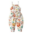 thumbnail image 1 of Odeerbi Baby Girls Boys Clothes Baby Rompers Toddler Jumpsuits Cartoon Printing Strap Romper Pants With Pockets, 1 of 9