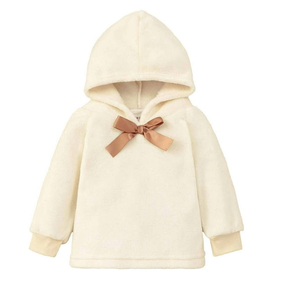 Odeerbi Baby Girls Boys Clothes Winter Baby Rompers Autumn Infant Toddler Long-Sleeved Thickened Warm Flannel Hooded Sweater