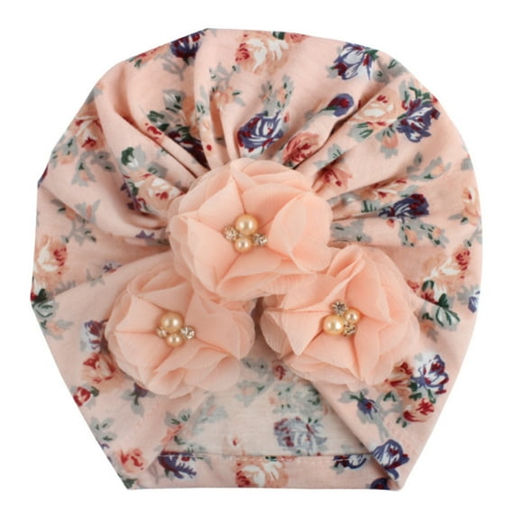 Odeerbi Baby Hats Boys Girls Hats 2025 Fashion Four Beads Printing Hat Cap Fetal Cap Basin Warm