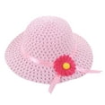 thumbnail image 1 of Odeerbi Baby Hats Boys Girls Sun Hat Kids Summer Floral Flower Straw Visor Beach, 1 of 7
