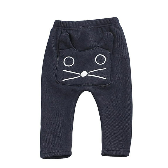 Odeerbi Baby Pants Newborn Children Kids Boys Girls Cartoon Keep Warm Leggings Trousers
