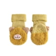 thumbnail image 1 of Odeerbi Baby Toddler Socks Childrens Socks Winter Warm Thickened Floor Socks Non-slip Dispensing Socks Yellow, 1 of 4