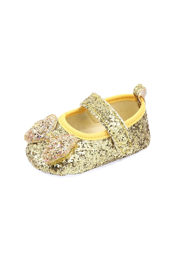 Baby's 2025 Casual Shoes Toddler Shoes Baby Girls Cute Fashion Bow Sequins Non-slip Soft Bottom Sandals