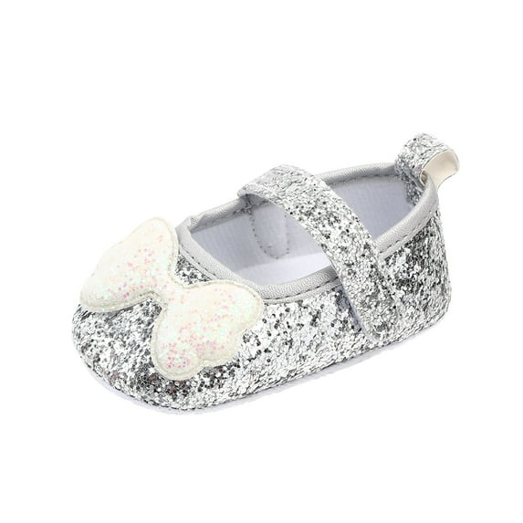 Odeerbi Baby's 2025 Casual Shoes Toddler Shoes Baby Girls Cute Fashion Bow Sequins Non-slip Soft Bottom Sandals