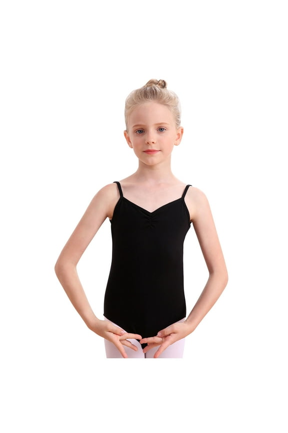Ballet Leotards For Girls Gymnastics Leotards Baby Girls Children's Dance Clothes Summer Sleeveless Training Clothes One-piece Performance Clothes Pink