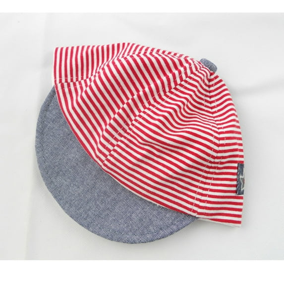 Odeerbi Baseball Hat For Boys Girls Sun Hat Toddler Baby Cute Letter Soft Eaves Cap Beret Hat Striped