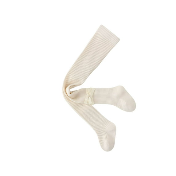 Odeerbi Bow Leggings for Kids Girls Cotton Pantyhose Tights Socks Children's Thin Style Solid Color Comfort Legging Socks