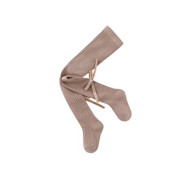 Odeerbi Bow Leggings for Kids Girls Cotton Pantyhose Tights Socks Children's Thin Style Solid Color Comfort Legging Socks