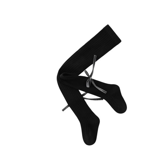 Odeerbi Bow Leggings for Toddler Girls Cotton Pantyhose Tights Socks Children's Thin Style Solid Color Comfort Legging Socks