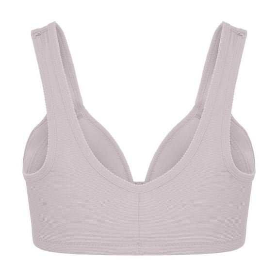 Odeerbi Bras for Women 2025 Lingerie Solid Bra Wire Free Underwear One-Piece Everyday Underwear Beige Refer to Size Chart In Description