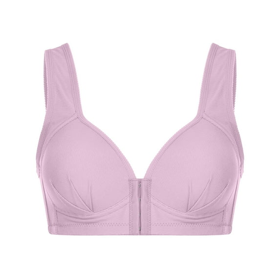 Odeerbi Bras for Women 2025 Lingerie Solid Bra Wire Free Underwear One-Piece Everyday Underwear Beige Refer to Size Chart In Description