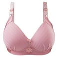 thumbnail image 1 of Odeerbi Bras for Women Lingerie Striped Bra Wire Free Underwear One-Piece Everyday Underwear Refer to Size Chart In Description, 1 of 9