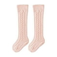 thumbnail image 1 of Odeerbi Cable Knit Cotton Stocking for Toddler Boys Girls Solid Color Stocking, 1 of 3