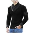 thumbnail image 1 of Odeerbi Cardigan Sweaters For Men Fall Winter Sweaters Trendy Casual Button Long Sleeve Casual Solid Coat Blouse Yellow, 1 of 8