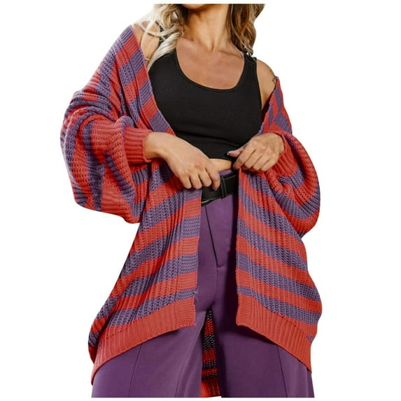 Odeerbi Cardigan Sweaters for Women Fall Sweaters 2025 Long Sleeve Knit Cardigans Loose Slouchy Oversized Coat Yellow