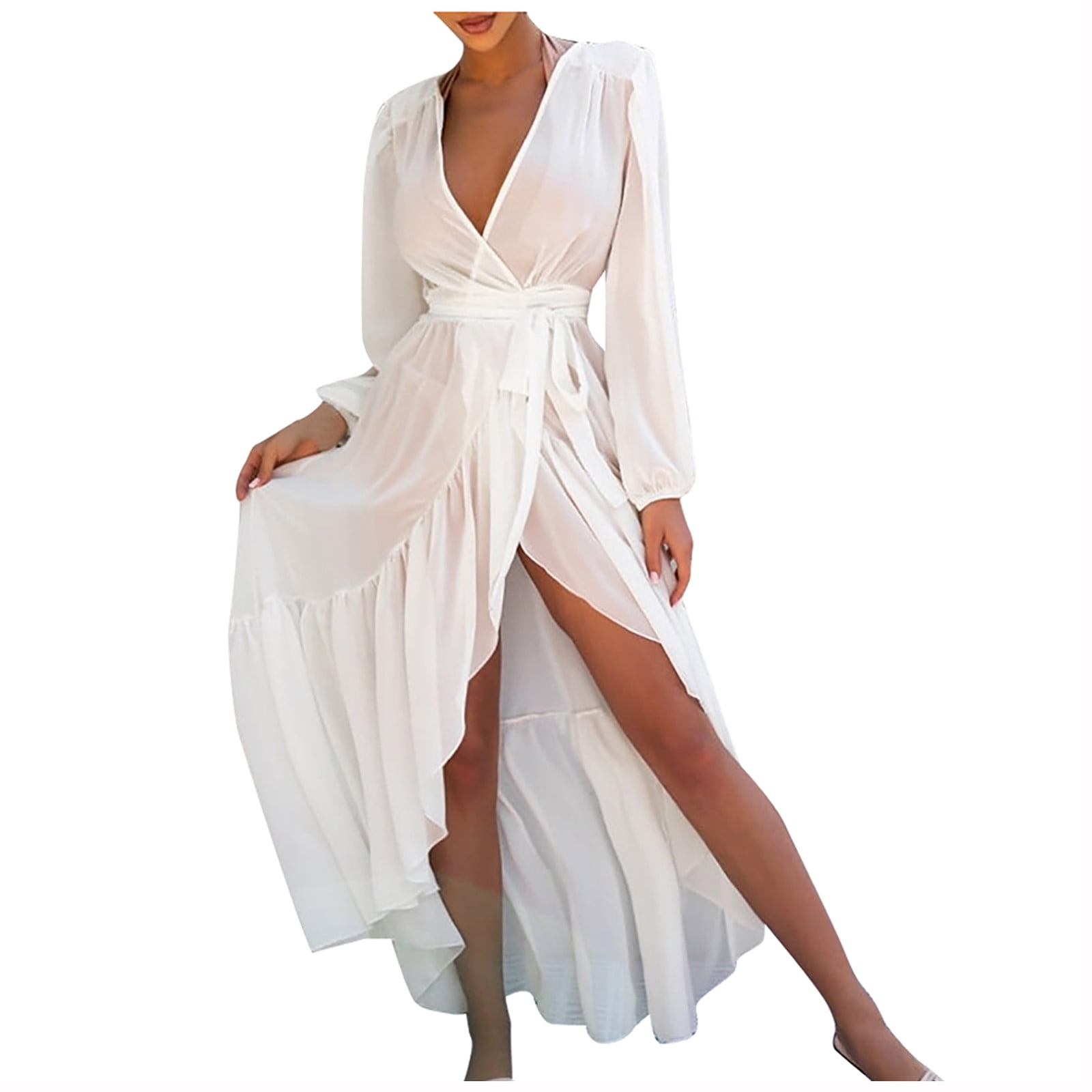 knee length dresses for ladies Kimono Maxi Hippie Dress / Cardigan / Love that Boho