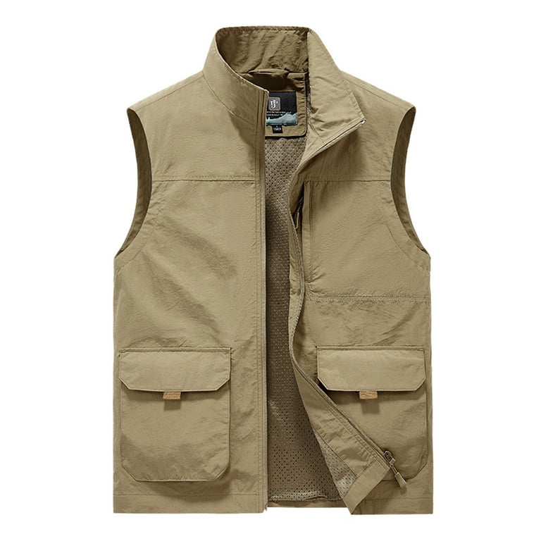 Sleeveless cargo vest online