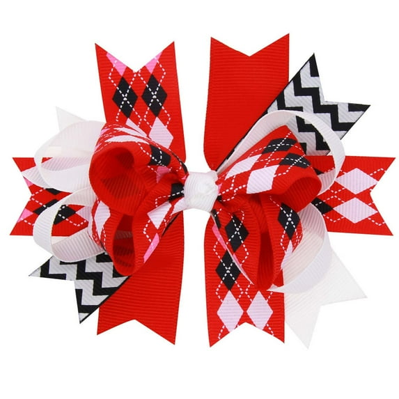 Odeerbi Children Headband Independence Day Hair Clip Bow Bound Clip Baby Hair Accessories