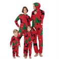 thumbnail image 1 of Odeerbi Christmas Onesie Pajamas for Family Holiday Hooded Sleep Jumpsuit Long Sleeve Family Christmas Pajamas Matching Sets Mom Print Jumpsuit Sleepwear Xmas PJs Set Multicolor, 1 of 5