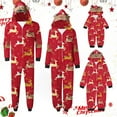thumbnail image 1 of Odeerbi Christmas Onesie Pajamas for Family Holiday Sleep Jumpsuit Long Sleeve Family Christmas Pajamas Matching Sets Dad Printed Loungewear Jumpsuit Sleepwear Xmas PJs Set Red, 1 of 1