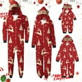 thumbnail image 1 of Odeerbi Christmas Onesie Pajamas for Family Holiday Sleep Jumpsuit Long Sleeve Family Christmas Pajamas Matching Sets Infant Printed Loungewear Jumpsuit Sleepwear Xmas PJs Set Red, 1 of 1