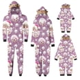 thumbnail image 1 of Odeerbi Christmas Onesie Pajamas for Family Holiday Sleep Jumpsuit Long Sleeve Family Christmas Pajamas Matching Sets Mom Jumpsuit Set Printed Sleepwear Family Matching PJs Set Red, 1 of 5