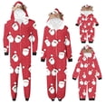 thumbnail image 1 of Odeerbi Christmas Onesie Pajamas for Family Holiday Sleep Jumpsuit Long Sleeve Family Christmas Pajamas Matching Sets Mom Printed Home Clothes Sleepwear Xmas Family Matching PJs Set Red, 1 of 5