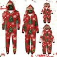 thumbnail image 1 of Odeerbi Christmas Onesie Pajamas for Family Holiday Sleep Jumpsuit Long Sleeve Family Christmas Pajamas Matching Sets Toddler Printed Loungewear Jumpsuit Sleepwear Xmas PJs Set Red, 1 of 4