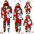 thumbnail image 1 of Odeerbi Christmas Onesie Pajamas for Family Holiday Sleep Jumpsuit Long Sleeve Family Christmas Pajamas Matching Sets Dad Printed Loungewear Jumpsuit Sleepwear Xmas PJs Set Red, 1 of 7