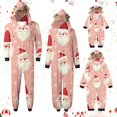 thumbnail image 1 of Odeerbi Christmas Onesie Pajamas for Family Holiday Sleep Jumpsuit Long Sleeve Family Christmas Pajamas Matching Sets Infant Printed Loungewear Jumpsuit Sleepwear Xmas PJs Set Red, 1 of 5