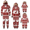 thumbnail image 1 of Odeerbi Christmas Onesie Pajamas for Family Holiday Sleep Jumpsuit Long Sleeve Family Christmas Pajamas Matching Sets Kids Printed Loungewear Jumpsuit Sleepwear Xmas PJs Set Red, 1 of 7